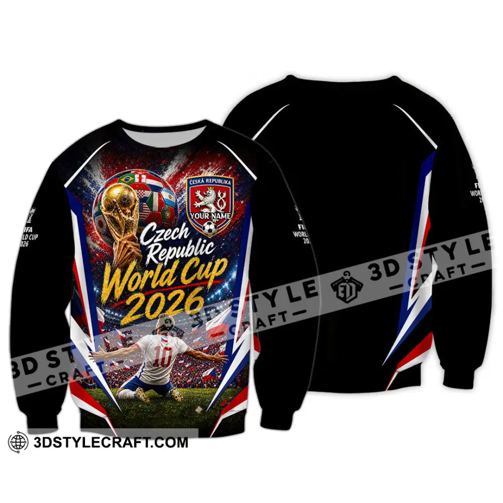 Unisex Shirt - Custom Czech Republic World Cup 2026 Shirt - Long Sleeve / S - T-shirt