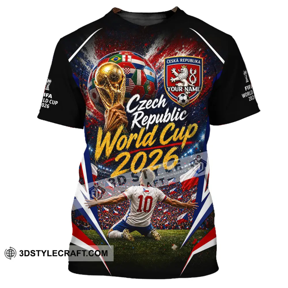 Unisex Shirt - Custom Czech Republic World Cup 2026 Shirt - T-Shirt / S - T-shirt