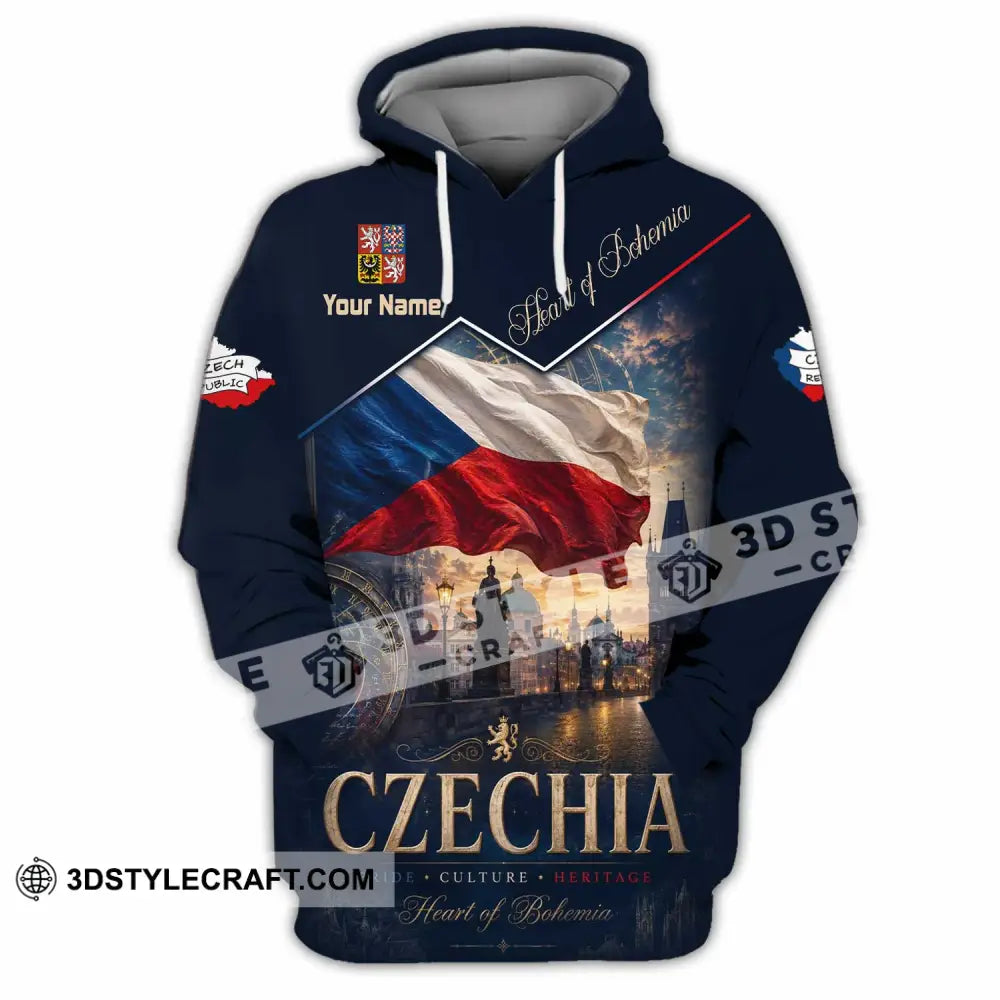 Unisex Shirt - Custom Czechia Shirt - Hoodie / S - T-shirt