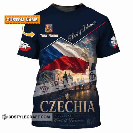 Unisex Shirt - Custom Czechia Shirt style option 1