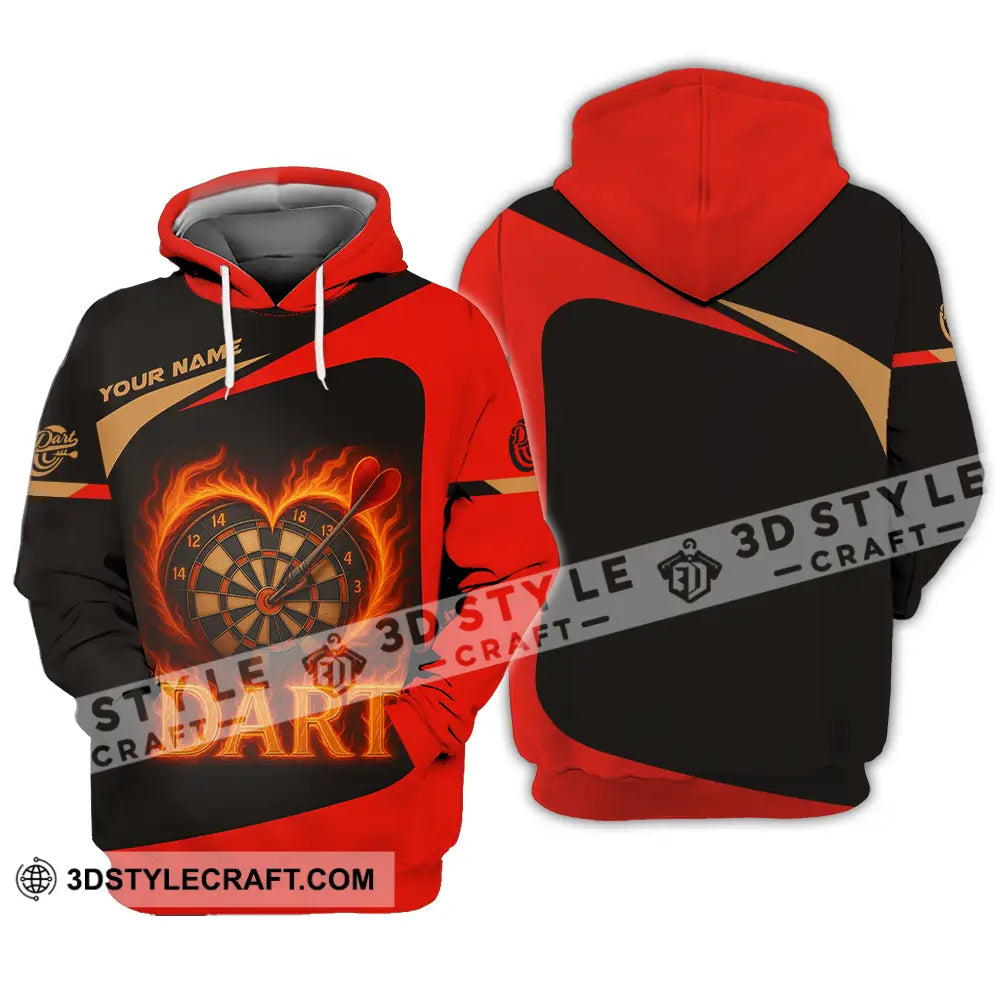 Unisex Shirt - Custom Dart Heart Shirt Hoodie / S T-shirt