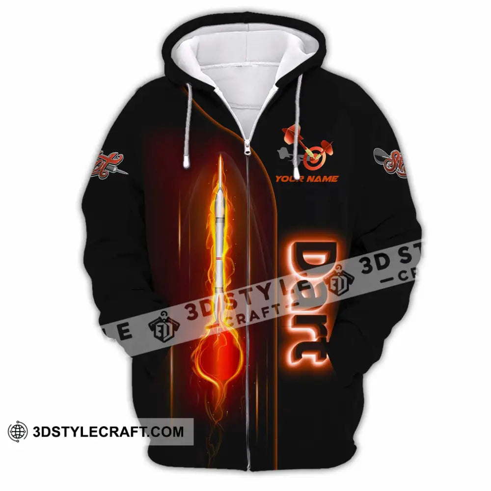 Unisex Shirt - Custom Dart Sport Shirt Zipper Hoodie / S T-shirt