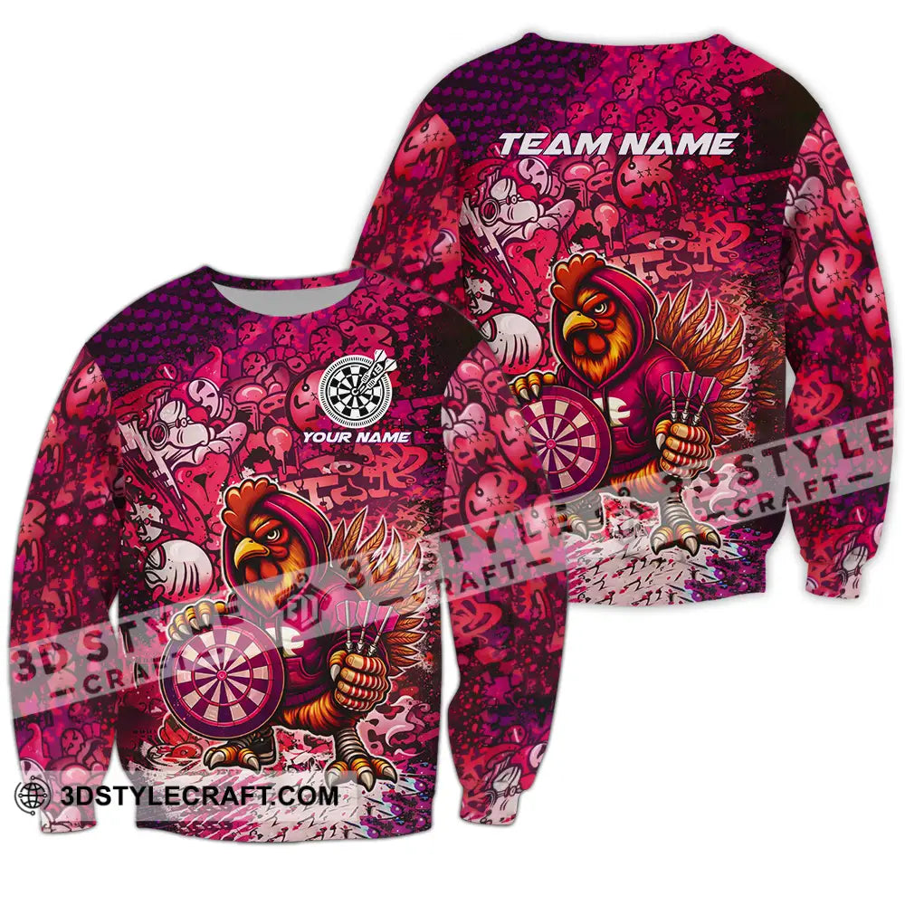 Unisex Shirt - Custom Darts 3D Shirt Long Sleeve / S T-shirt