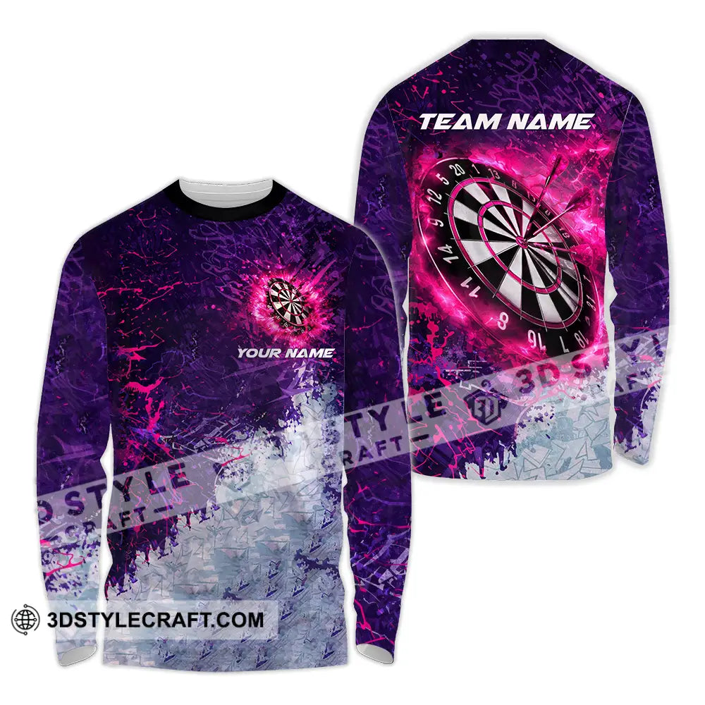 Unisex Shirt - Custom Darts 3D Shirt Long Sleeve Shirt / S T-shirt