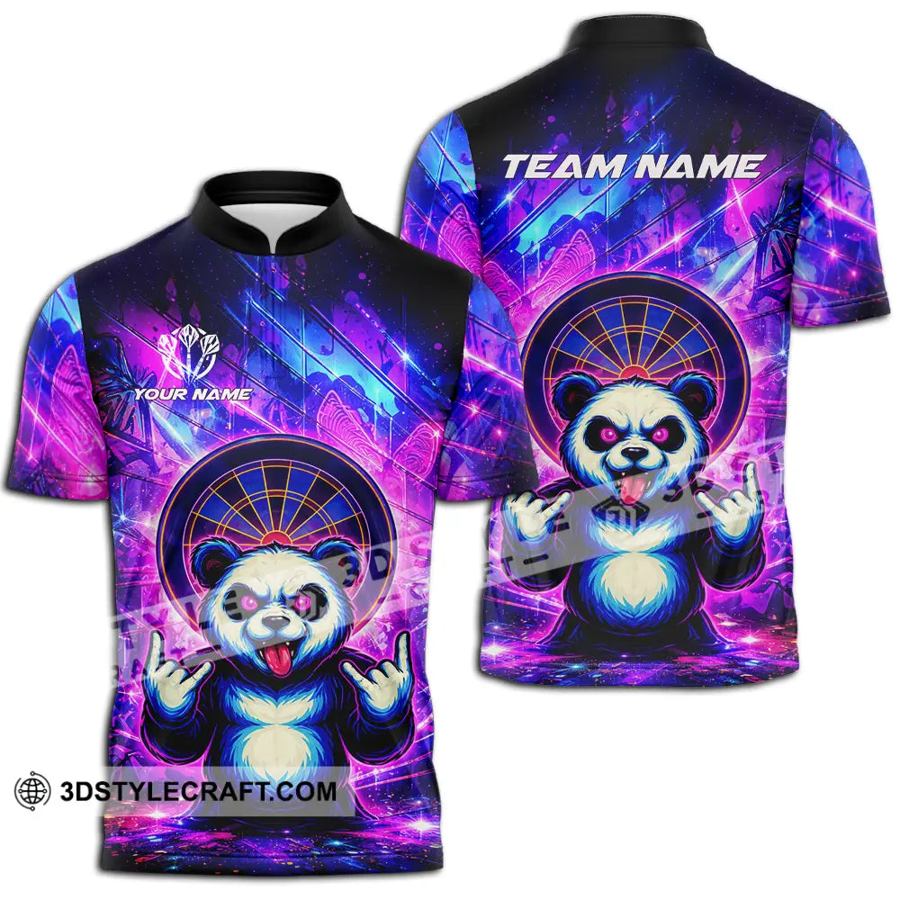Unisex Shirt - Custom Darts 3D Shirt Zipper Polo Shirt / S T-shirt