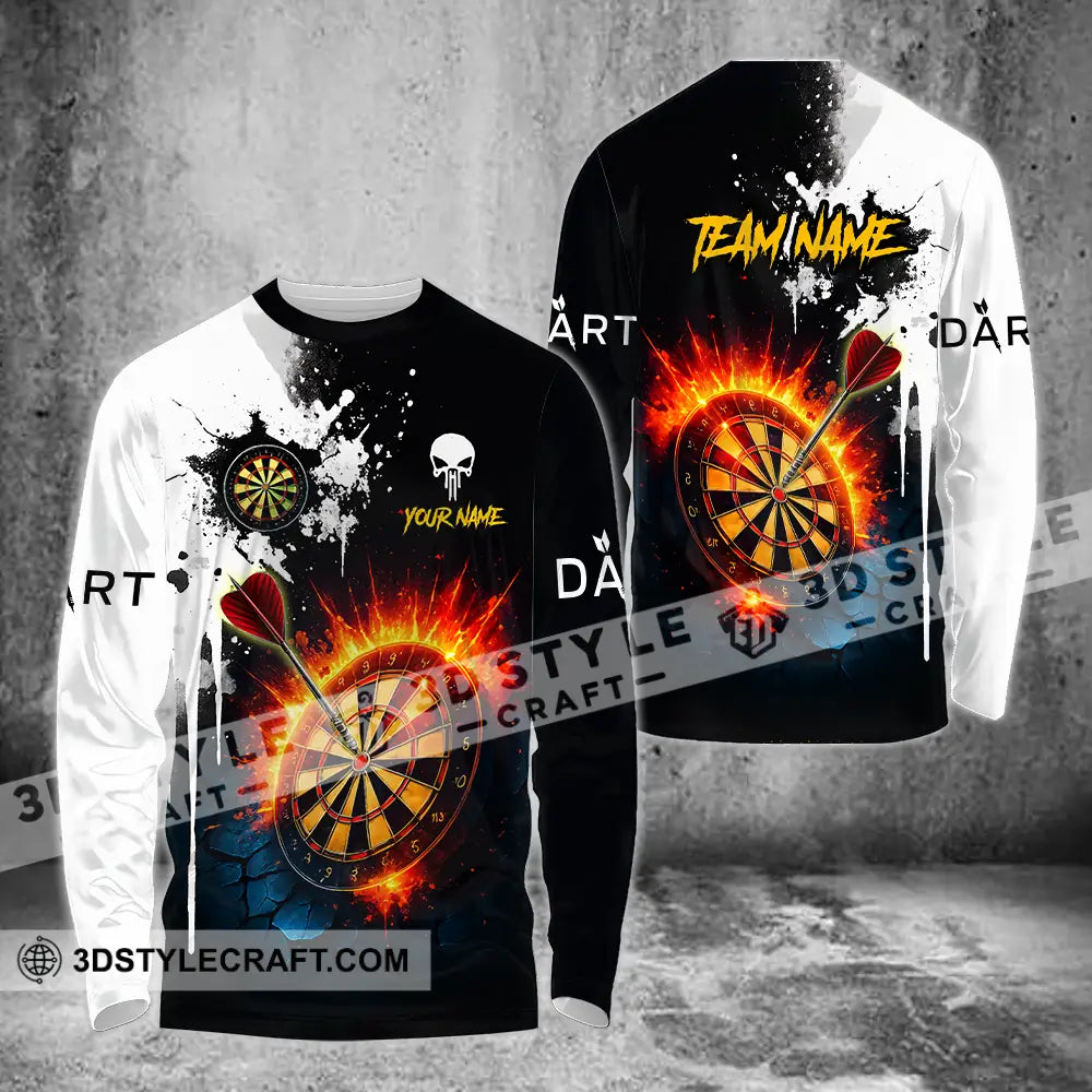 Unisex Shirt - Custom Darts Shirt Long Sleeve Shirt / S T-shirt