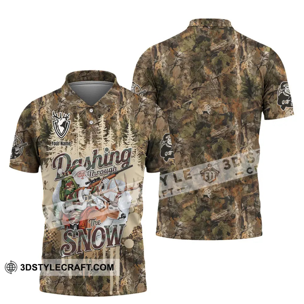 Unisex Shirt - Custom Dashing Through The Snow Shirt Polo Shirt / S T-shirt