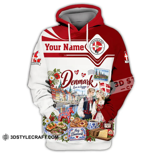 Unisex Shirt - Custom Denmark Shirt style option 2