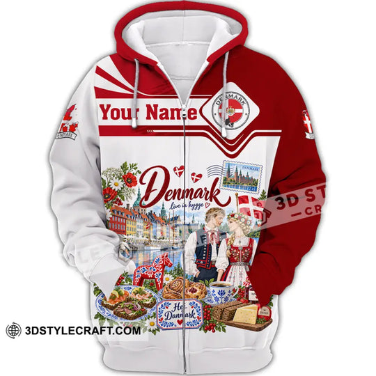 Unisex Shirt - Custom Denmark Shirt style option 3