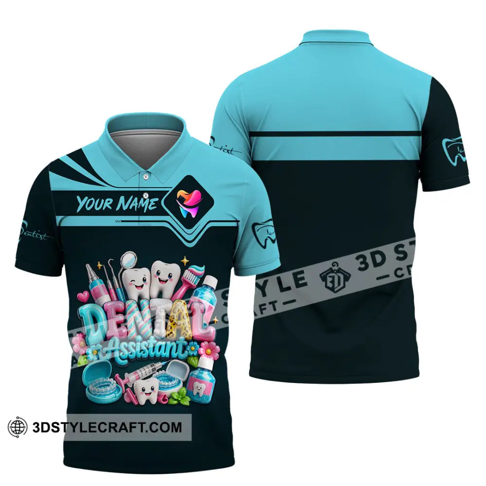Unisex Shirt - Custom Dental Assistant Shirt - Polo Shirt / S - T-shirt