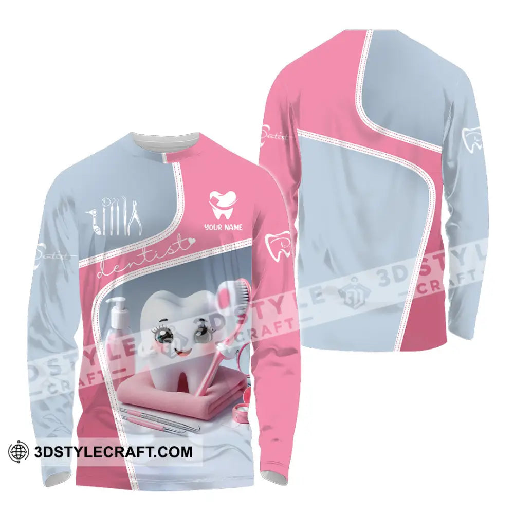 Unisex Shirt - Custom Dentist Shirt - Long Sleeve Shirt / S - T-shirt