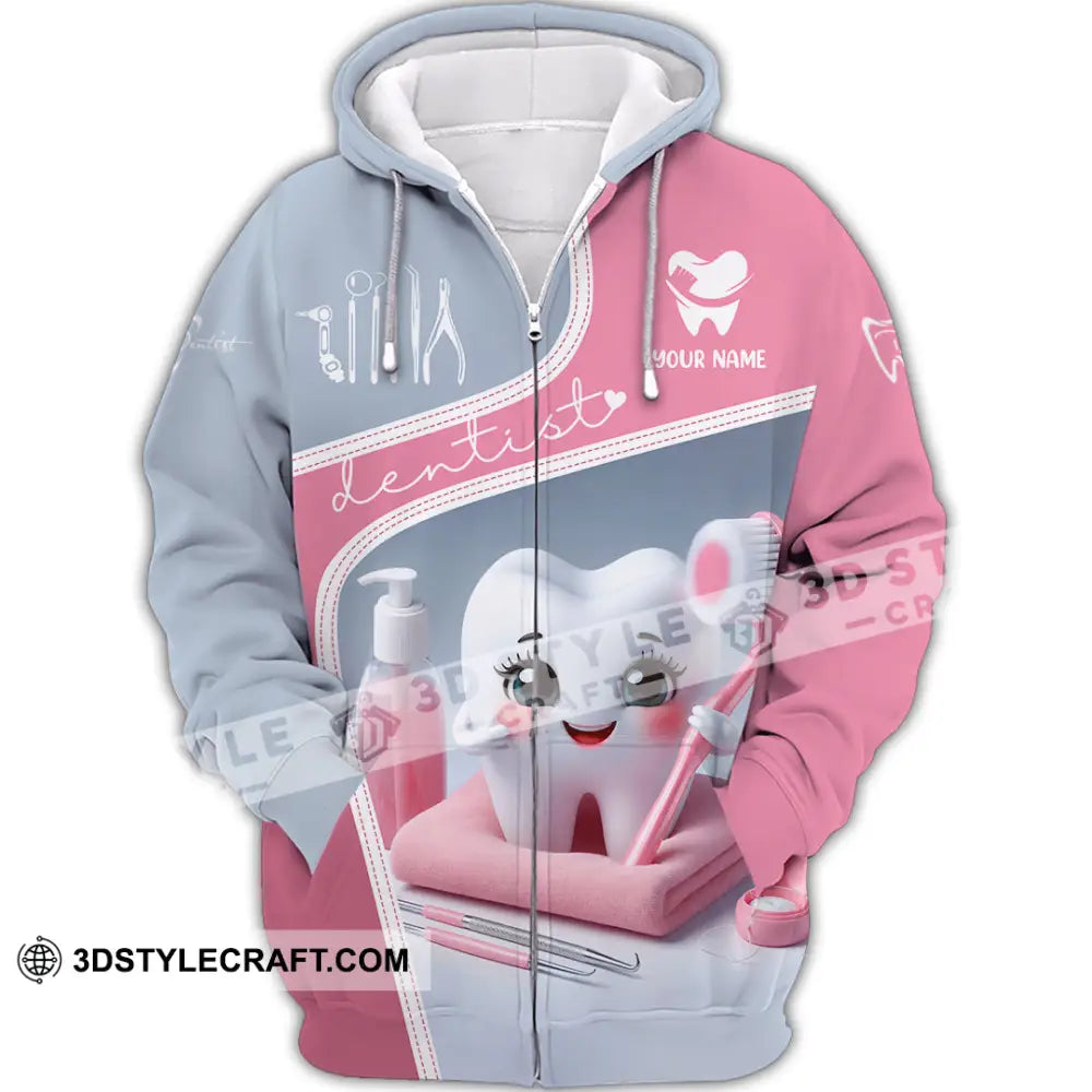 Unisex Shirt - Custom Dentist Shirt - Zipper Hoodie / S - T-shirt