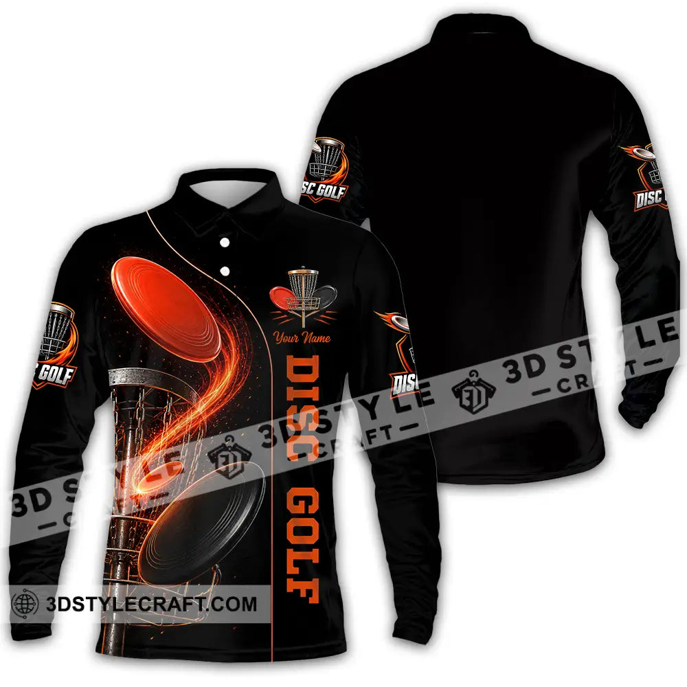 Unisex Shirt - Custom Disc Golf Shirt - Long Sleeve Polo / S - T-shirt