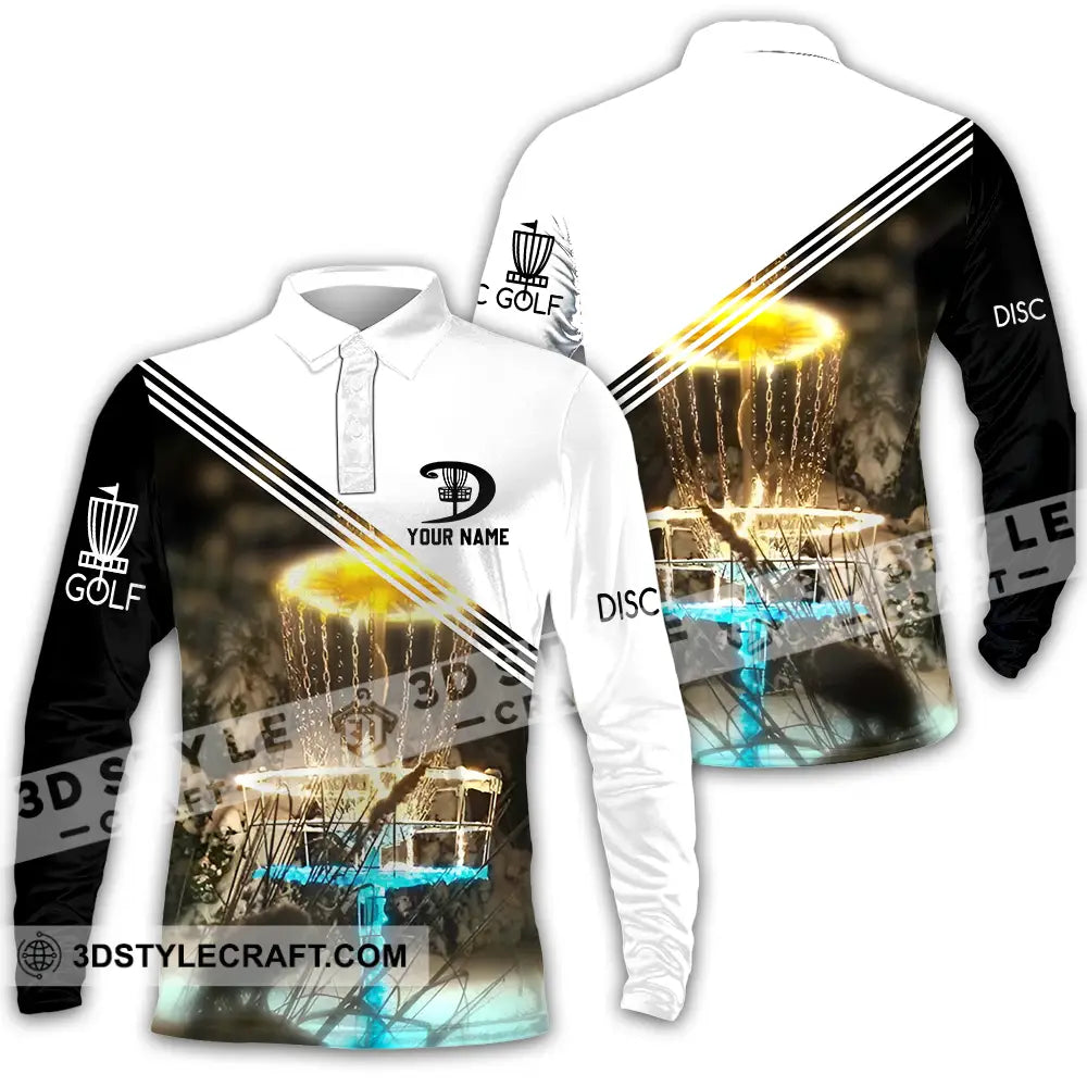 Unisex Shirt Custom Disc Golf Shirt Long Sleeve Polo / S T shirt