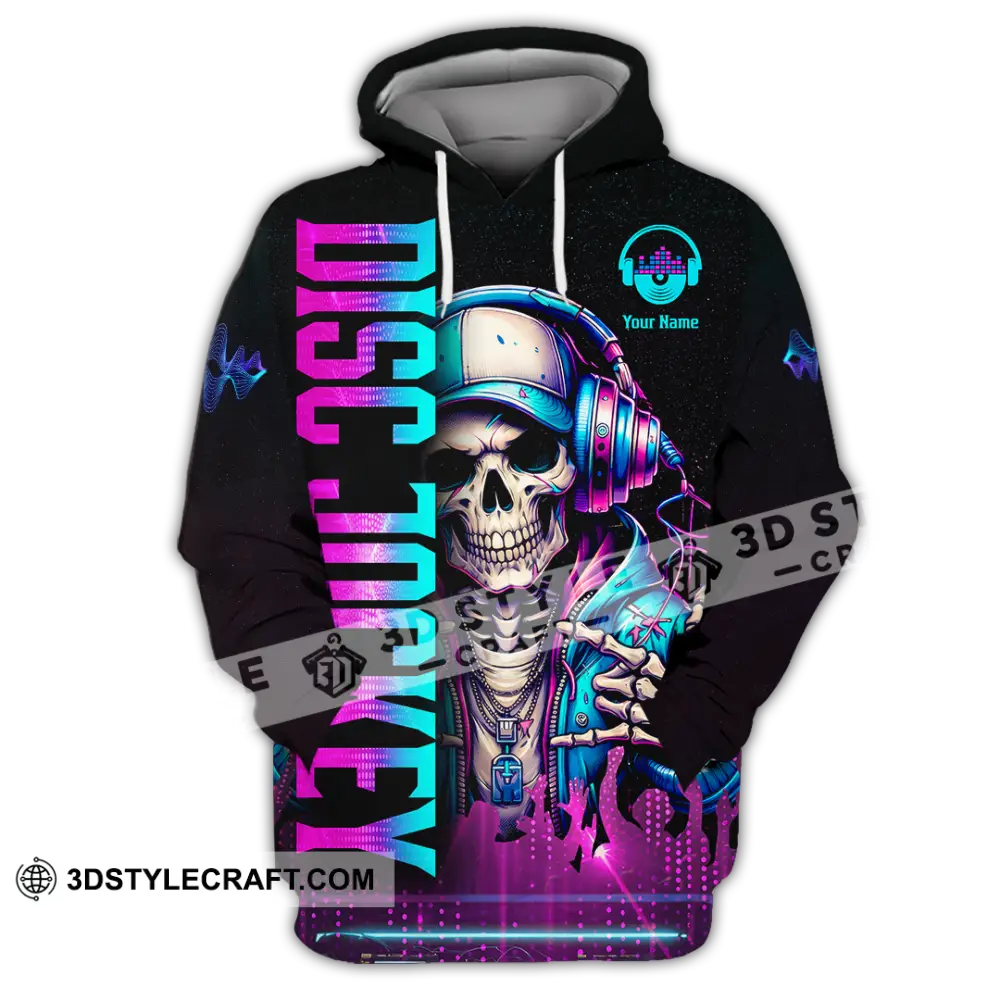 Unisex Shirt - Custom Disc Jockey 3D Shirt Hoodie / S T-shirt