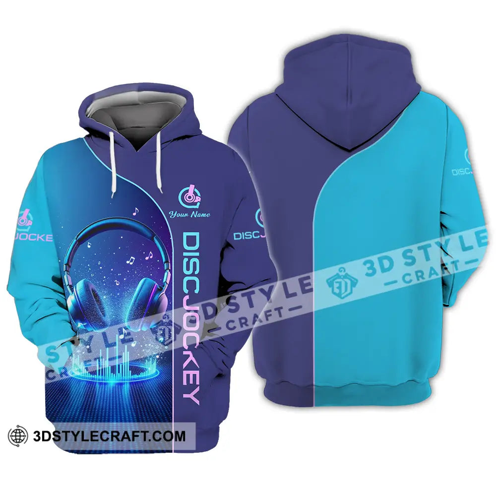 Unisex Shirt - Custom Disc Jockey 3D Shirt - Hoodie / S - T-shirt