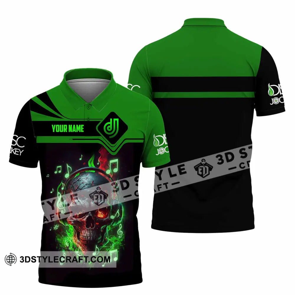 Unisex Shirt - Custom Disc Jockey 3D Shirt Polo Shirt / S T-shirt