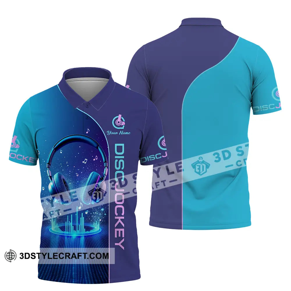 Unisex Shirt - Custom Disc Jockey 3D Shirt - Polo Shirt / S - T-shirt