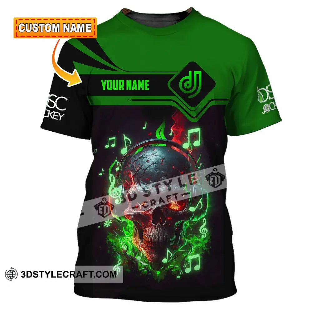 Unisex Shirt - Custom Disc Jockey 3D Shirt T-shirt