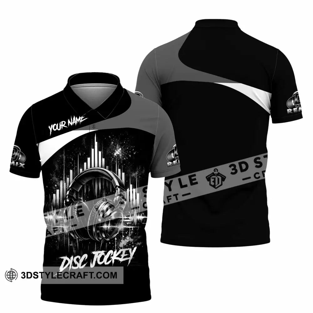 Unisex Shirt - Custom Disc Jockey 3D Shirt - T-shirt