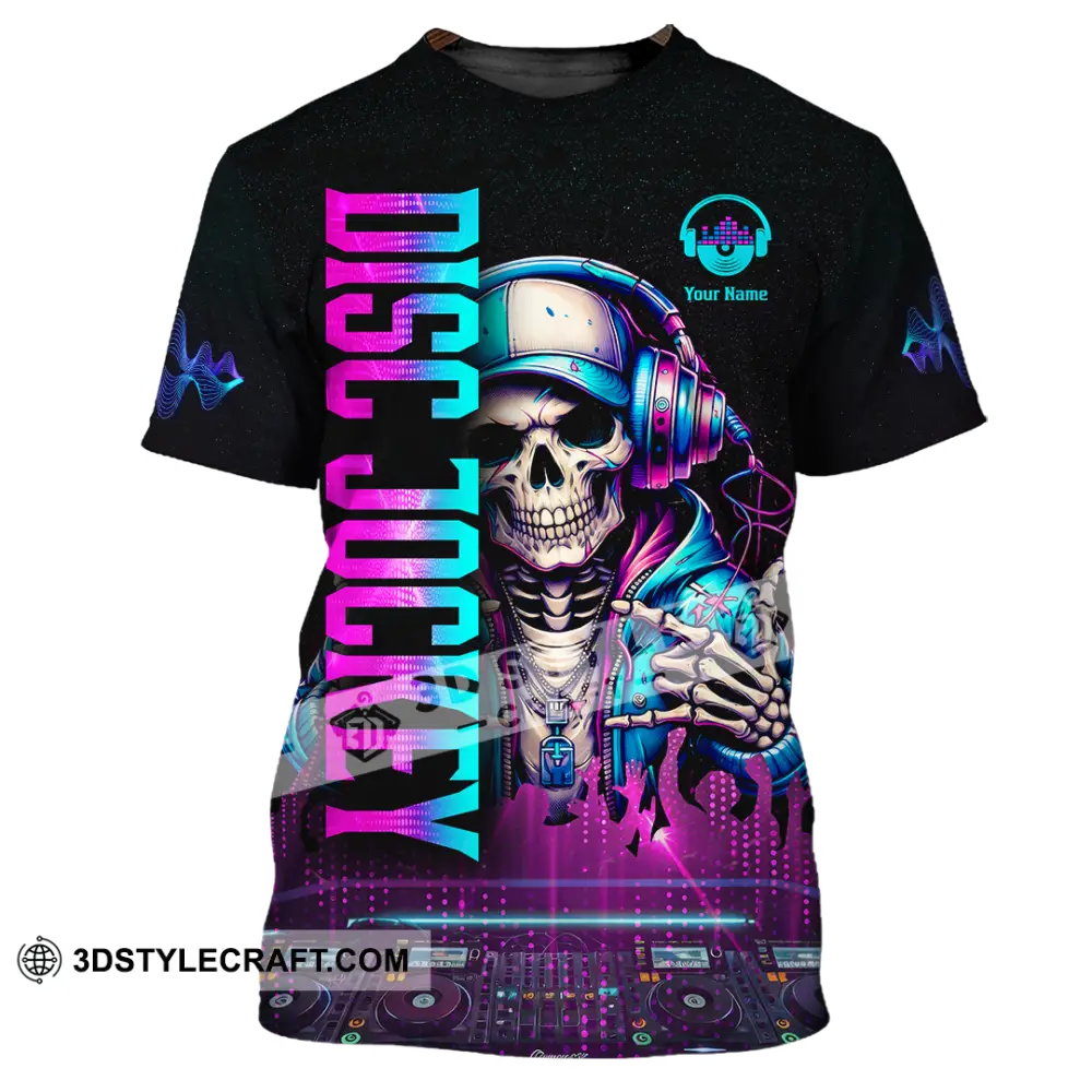 Unisex Shirt - Custom Disc Jockey 3D Shirt T-Shirt / S T-shirt