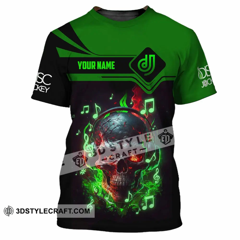 Unisex Shirt - Custom Disc Jockey 3D Shirt T-Shirt / S T-shirt