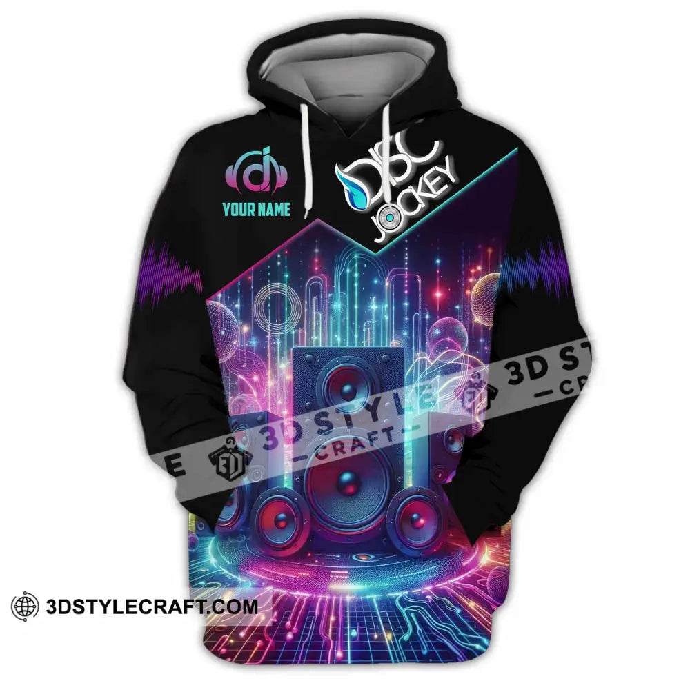 Unisex Shirt - Custom Disc Jockey Shirt Hoodie / S T-shirt