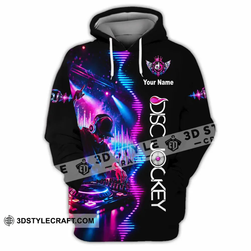 Unisex Shirt - Custom Disc Jockey Shirt - Hoodie / S - T-shirt