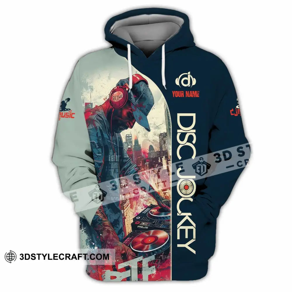 Unisex Shirt - Custom Disc Jockey Shirt Hoodie / S T-shirt