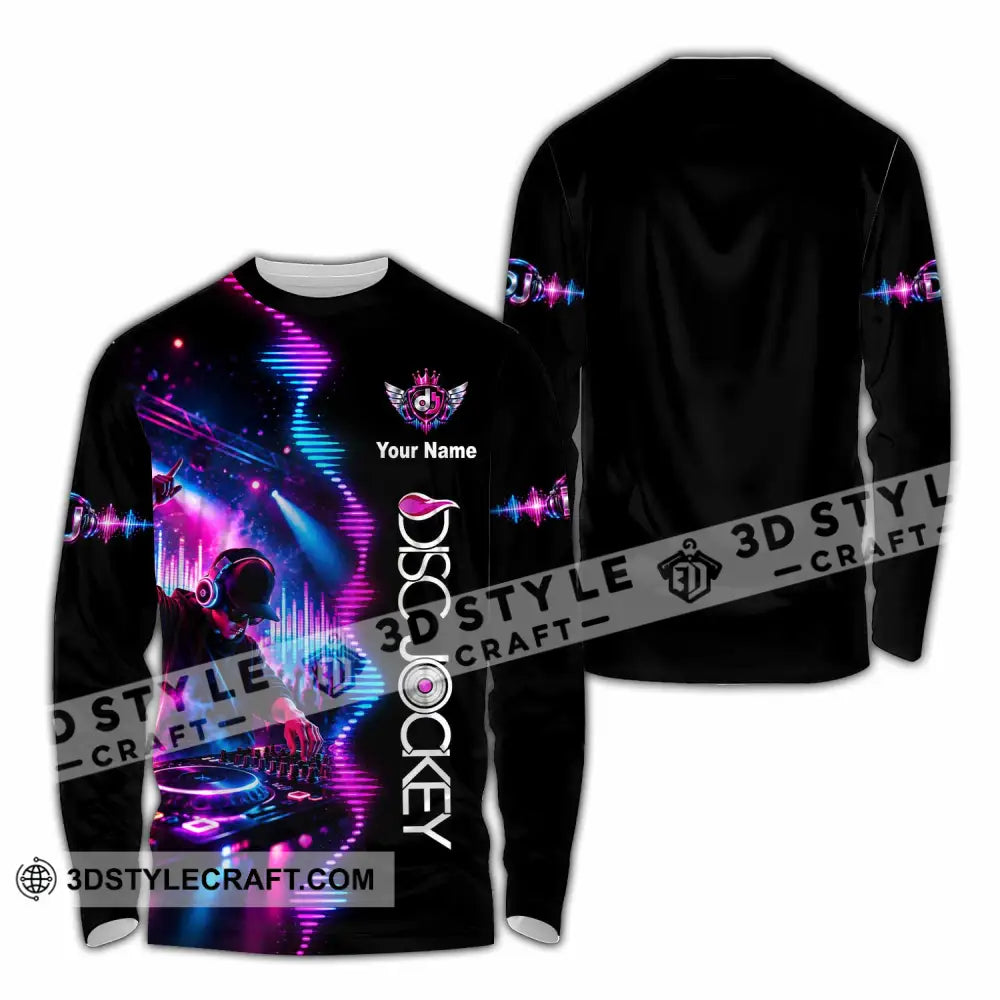Unisex Shirt - Custom Disc Jockey Shirt - Long Sleeve Shirt / S - T-shirt