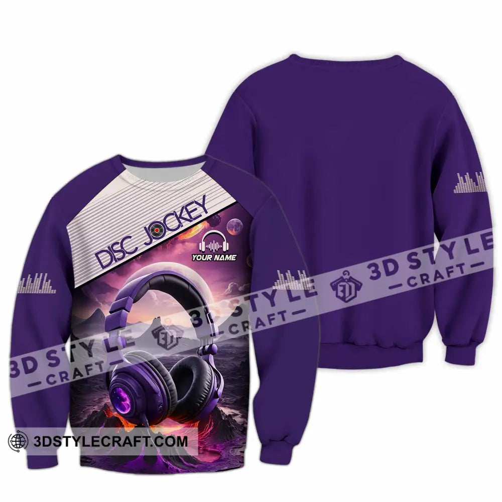 Unisex Shirt - Custom Disc Jockey Shirt Long Sleeve / S T-shirt