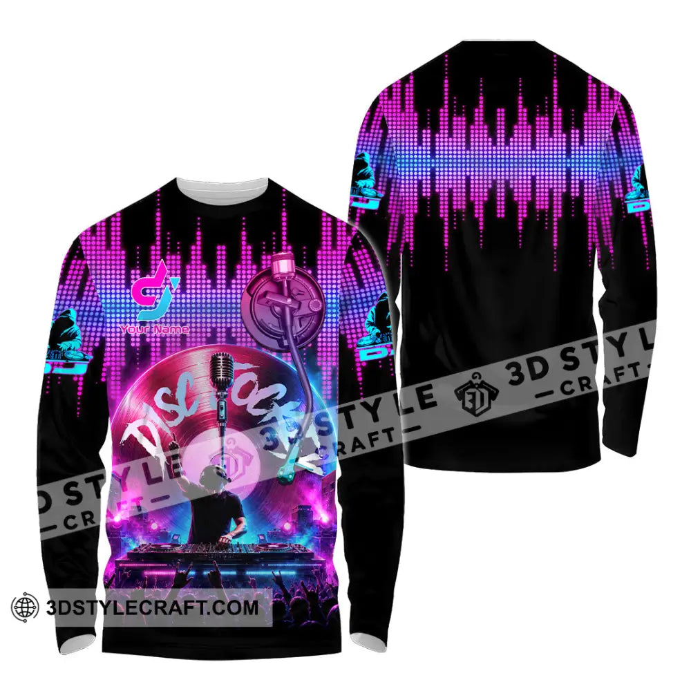 Unisex Shirt - Custom Disc Jockey Shirt - Long Sleeve Shirt / S - T-shirt