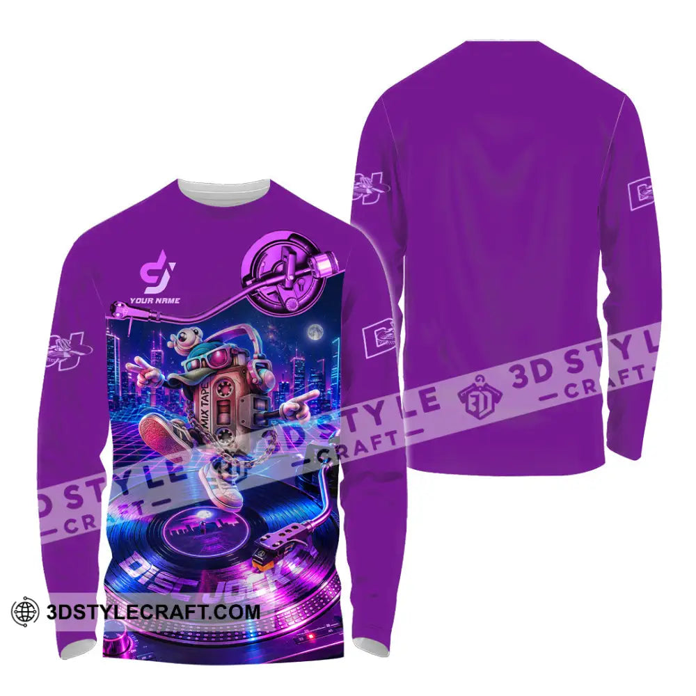 Unisex Shirt - Custom Disc Jockey Shirt - Long Sleeve Shirt / S - T-shirt