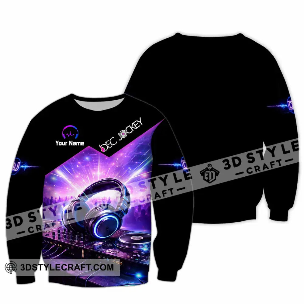 Unisex Shirt - Custom Disc Jockey Shirt - Long Sleeve / S - T-shirt