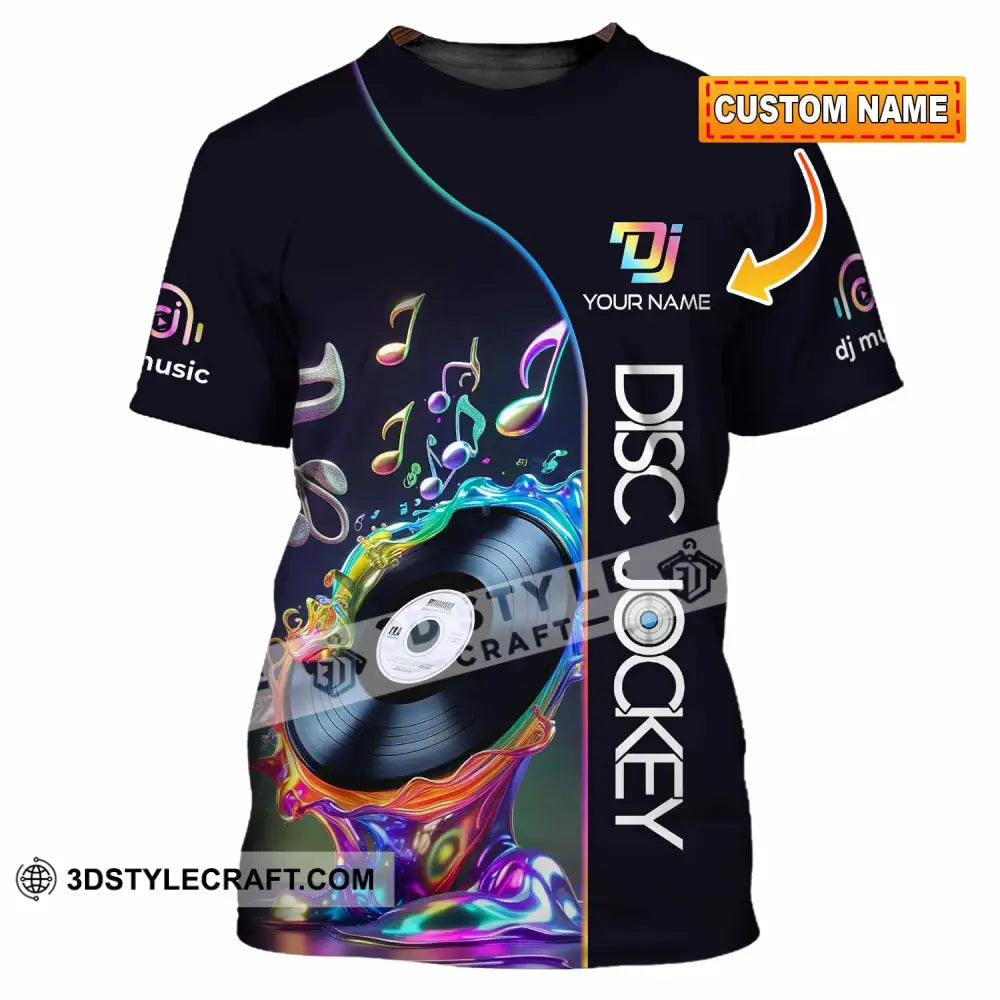 Unisex Shirt - Custom Disc Jockey Lover Shirt T-shirt
