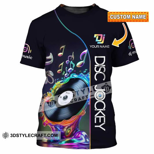 Unisex Shirt - Custom Disc Jockey Lover Shirt T-shirt
