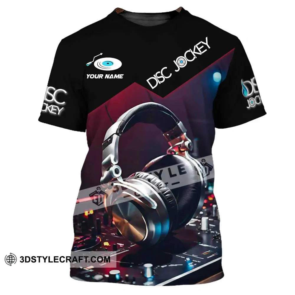 Unisex Shirt - Custom Disc Jockey Lover Shirt T-Shirt / S T-shirt