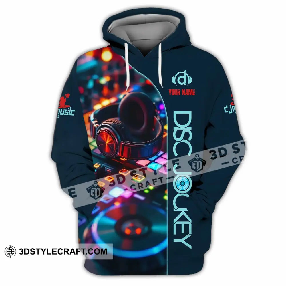 Unisex Shirt - Custom Dics Jockey Party Shirt Hoodie / S T-shirt