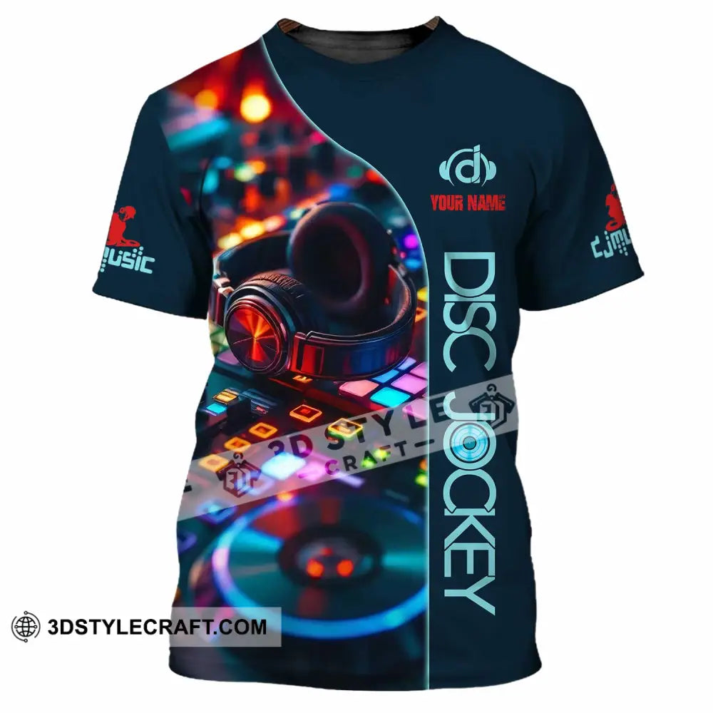 Unisex Shirt - Custom Dics Jockey Party Shirt T-Shirt / S T-shirt