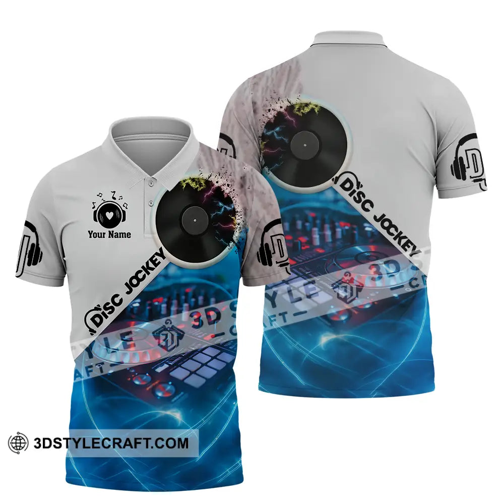 Unisex Shirt - Custom Disc Jockey Shirt Polo Shirt / S T-shirt