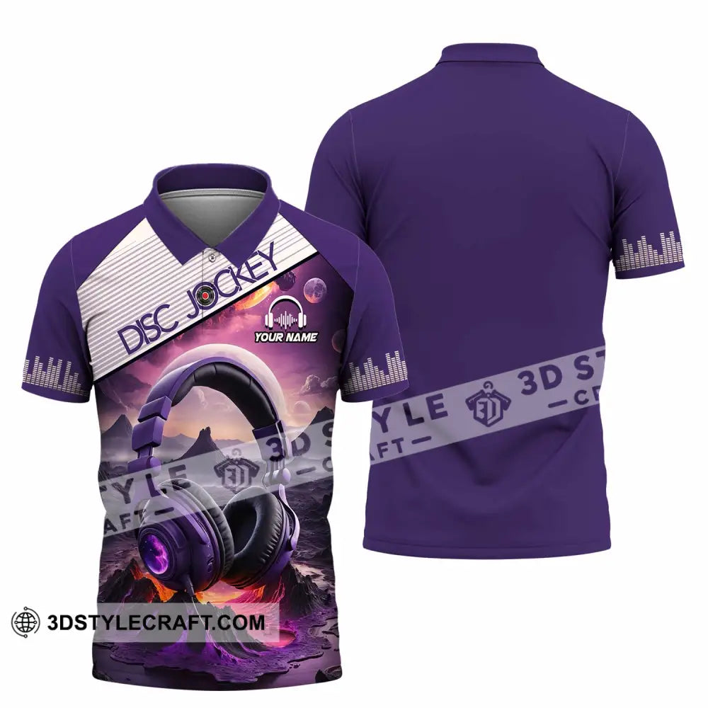Unisex Shirt - Custom Disc Jockey Shirt Polo Shirt / S T-shirt