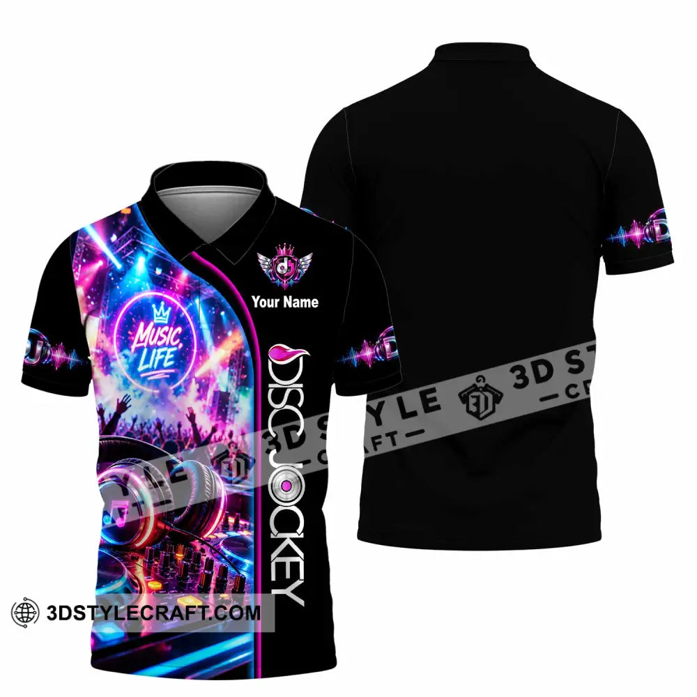 Unisex Shirt - Custom Disc Jockey Shirt - Polo Shirt / S - T-shirt