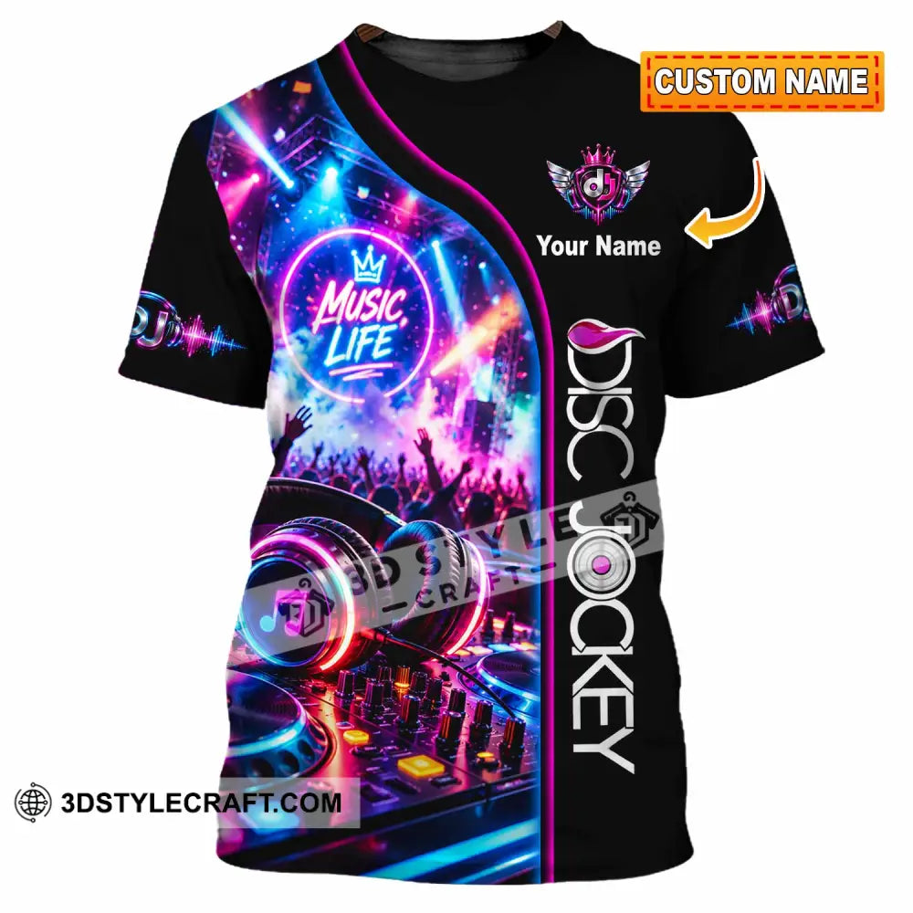 Unisex Shirt - Custom Disc Jockey Shirt - T-shirt