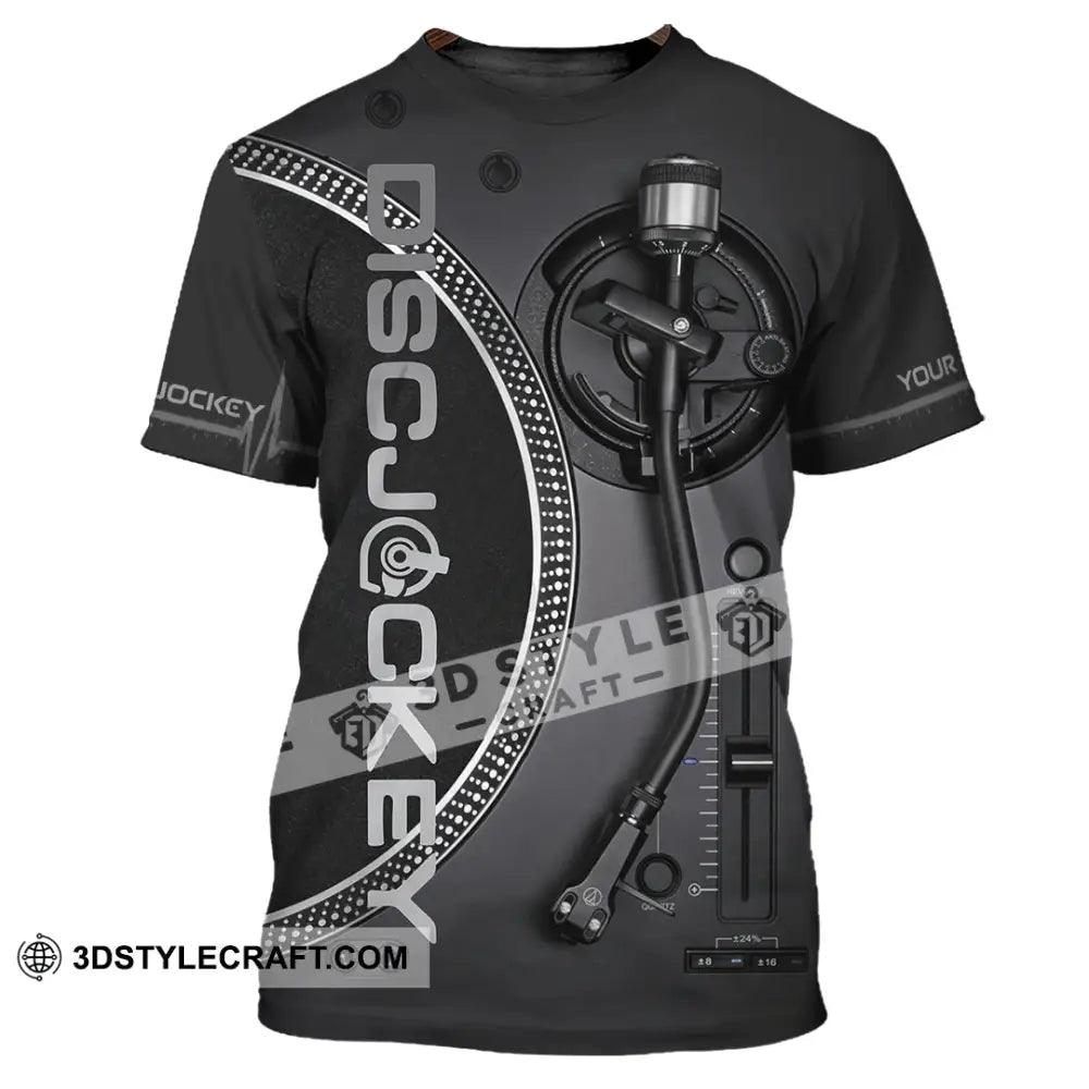 Unisex Shirt - Custom Disc Jockey Shirt - T-Shirt / S - T-shirt