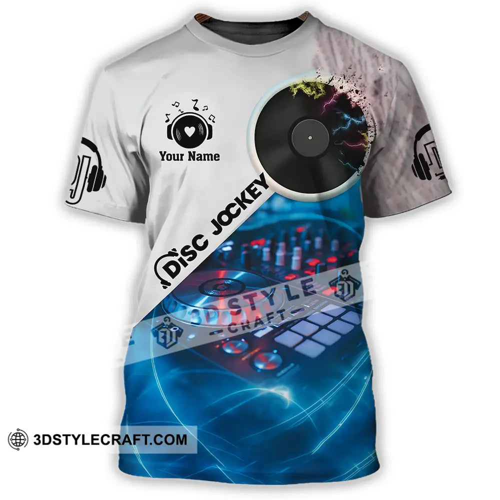 Unisex Shirt - Custom Disc Jockey Shirt T-Shirt / S T-shirt