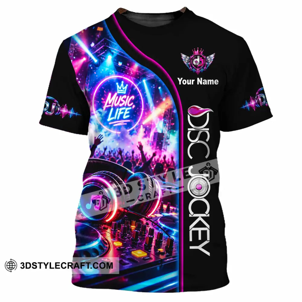 Unisex Shirt - Custom Disc Jockey Shirt - T-Shirt / S - T-shirt