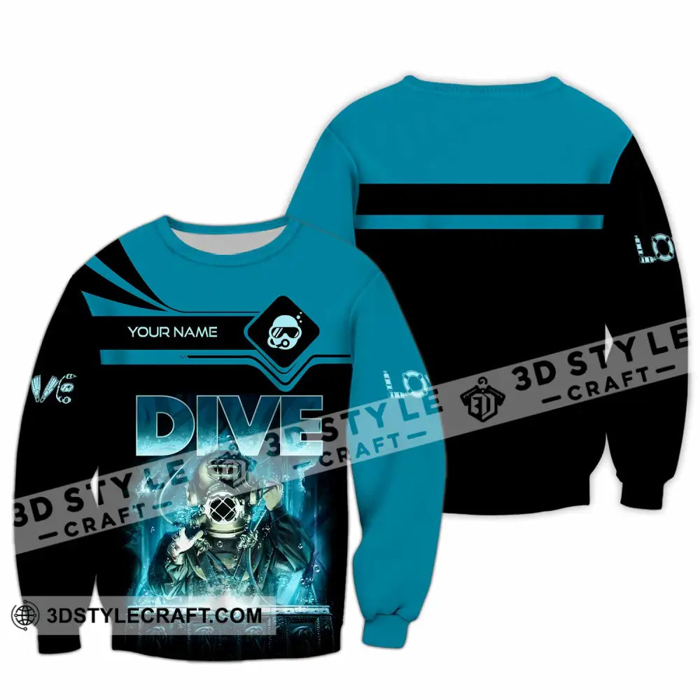 Unisex Shirt - Custom Dive Lover Sport Shirt Long Sleeve / S T-shirt