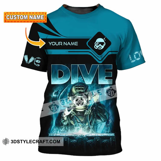 Unisex Shirt - Custom Dive Lover Sport Shirt T-shirt