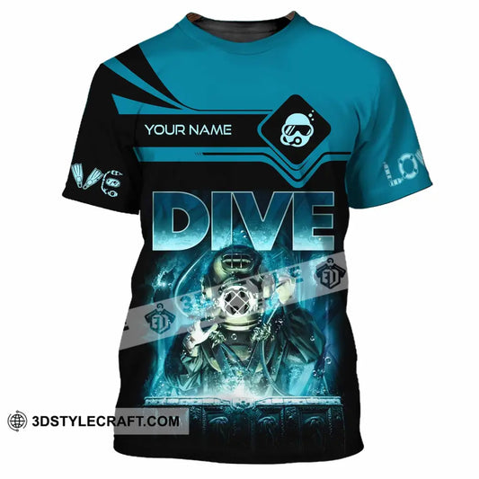 Unisex Shirt - Custom Dive Lover Sport Shirt T-Shirt / S T-shirt