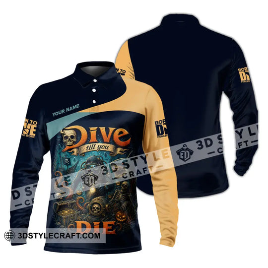 Unisex Shirt - Custom Dive Till You Die Shirt style option 4